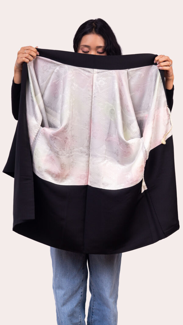 Black Embroidered Haori