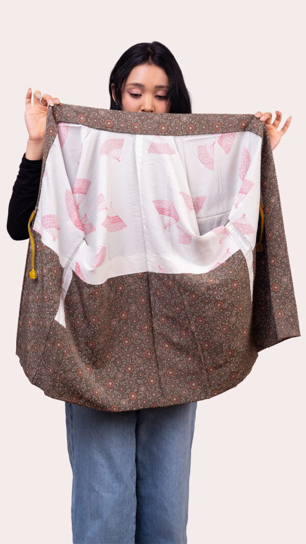 Casual Haori Jacket — Vintage Pebble Print