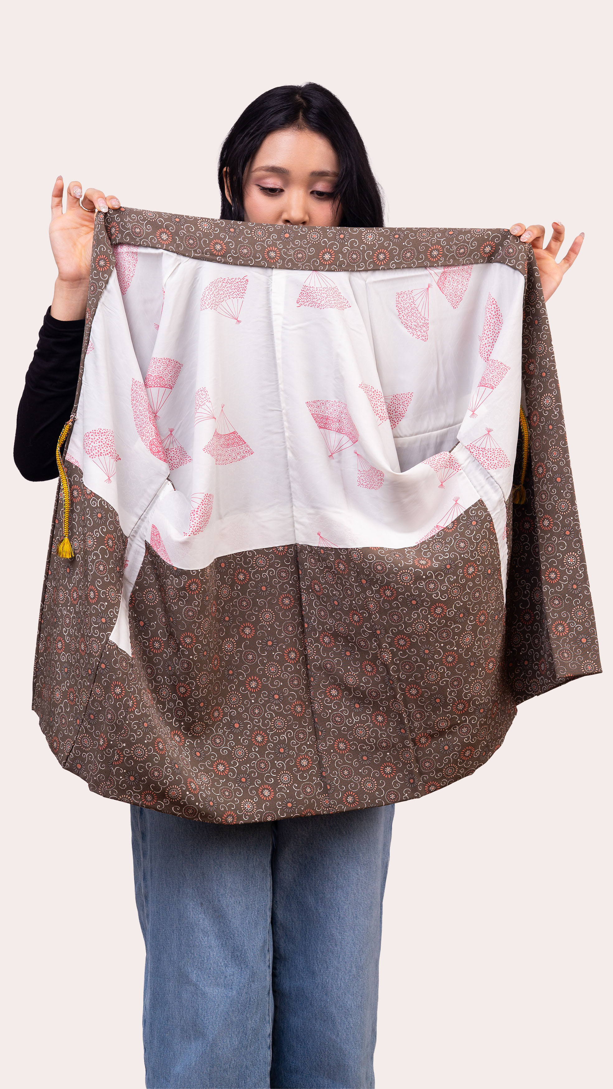Casual Haori Jacket — Vintage Pebble Print