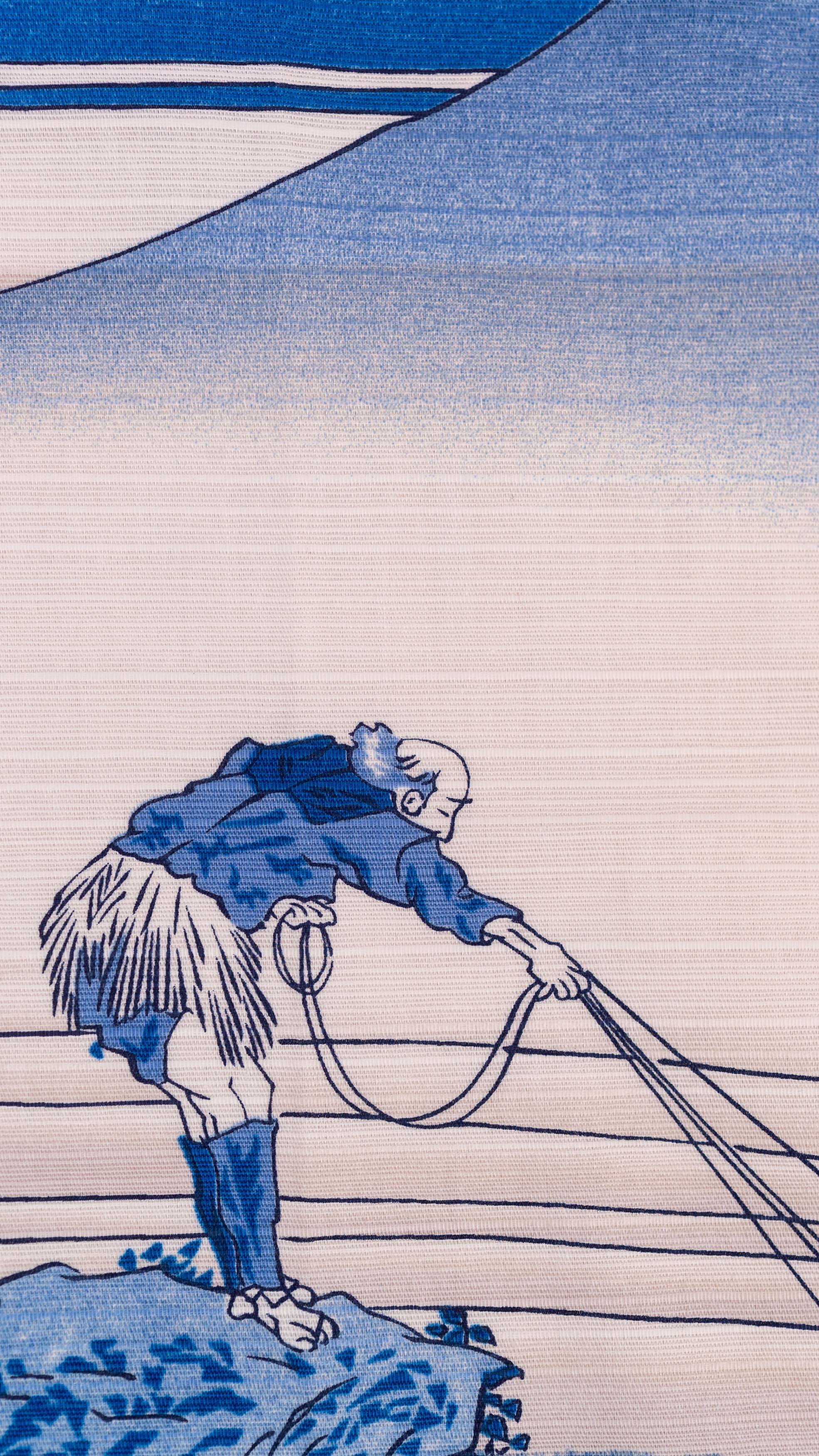 Furoshiki – “Kajikazawa in Kai Province” by Katsushika Hokusai