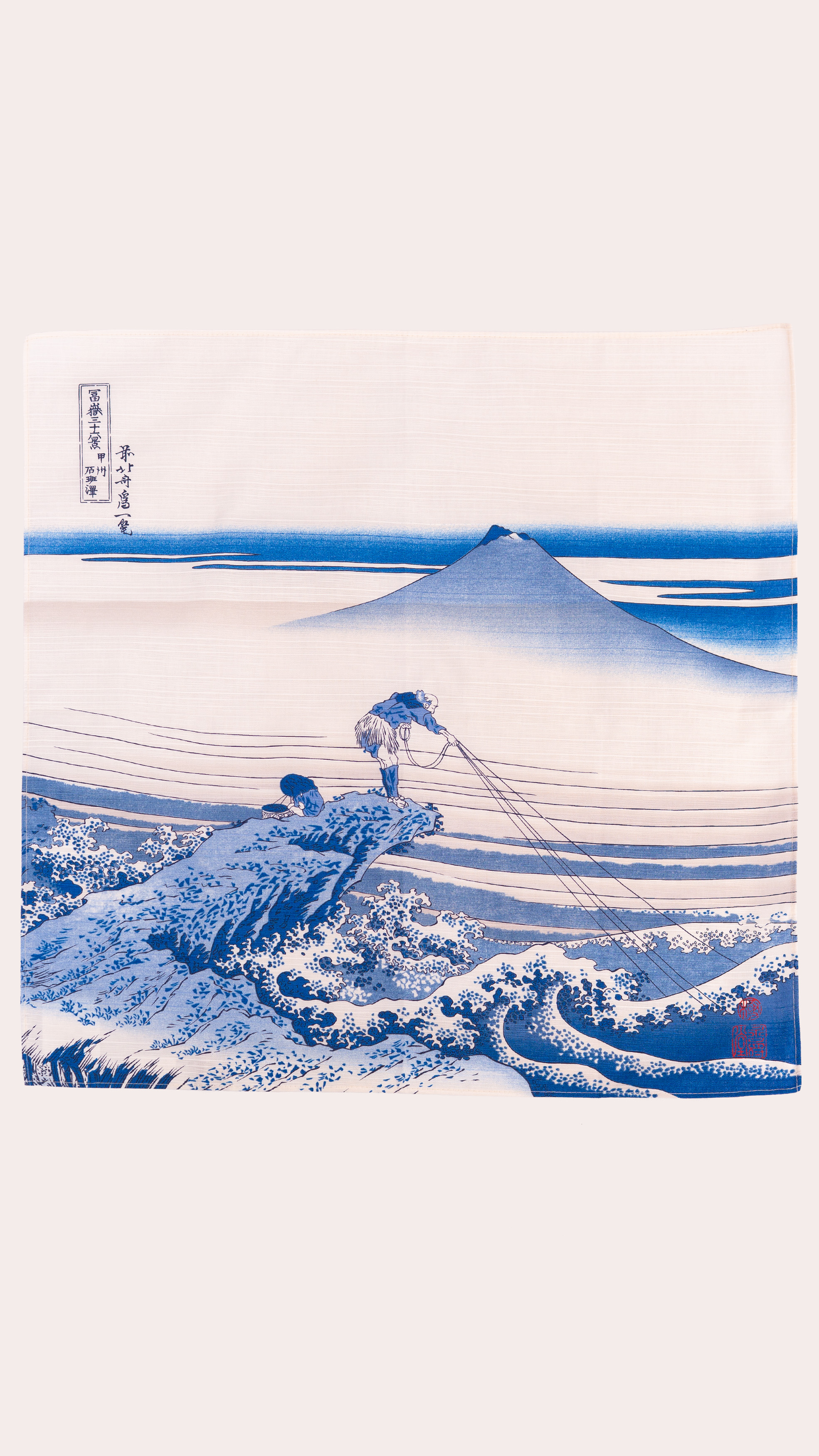 Furoshiki – “Kajikazawa in Kai Province” by Katsushika Hokusai
