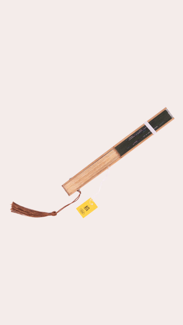 Takehisa Yumeji Collection: Handcrafted Japanese Silk Fans with Tassel - Detail