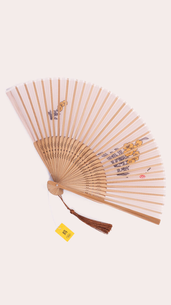 Takehisa Yumeji Collection: Handcrafted Japanese Silk Fans with Tassel