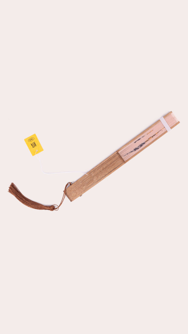 Takehisa Yumeji Collection: Handcrafted Japanese Silk Fans with Tassel - Detail