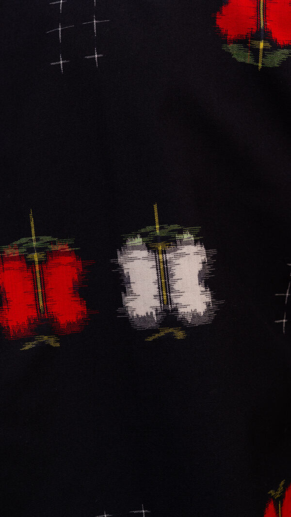 Wool Kimono and Haori jacket ensemble – Kasuri style