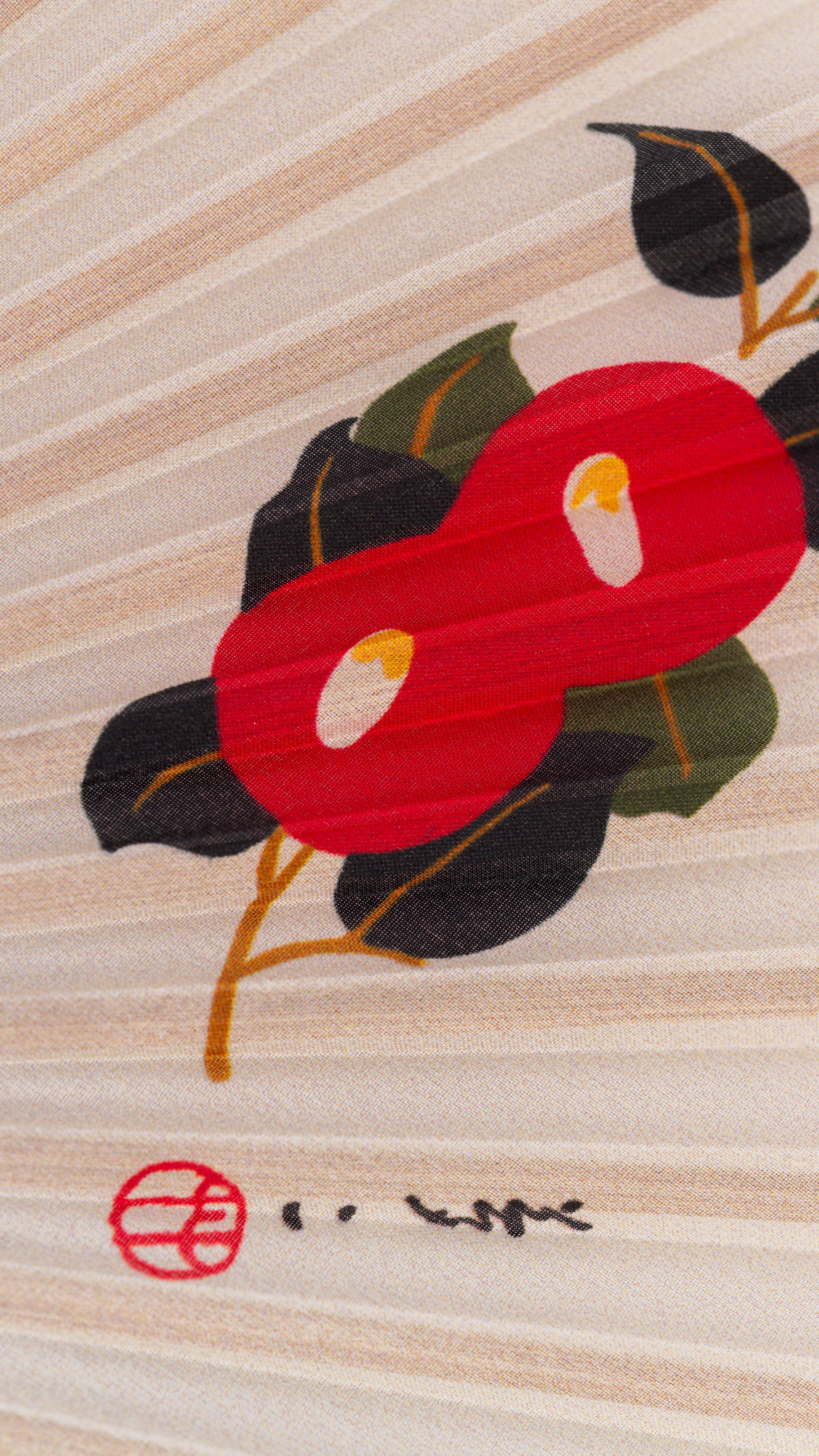 Yumeji-Design Silk Folding Fan